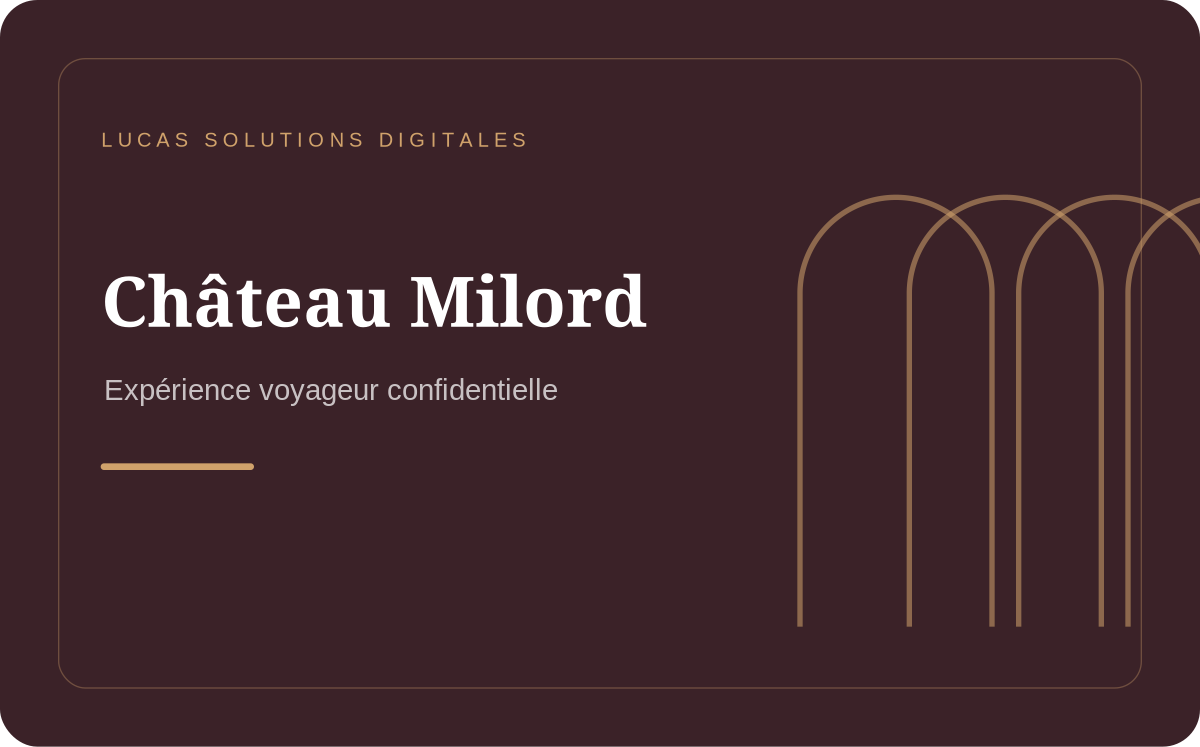 Projet Château Milord