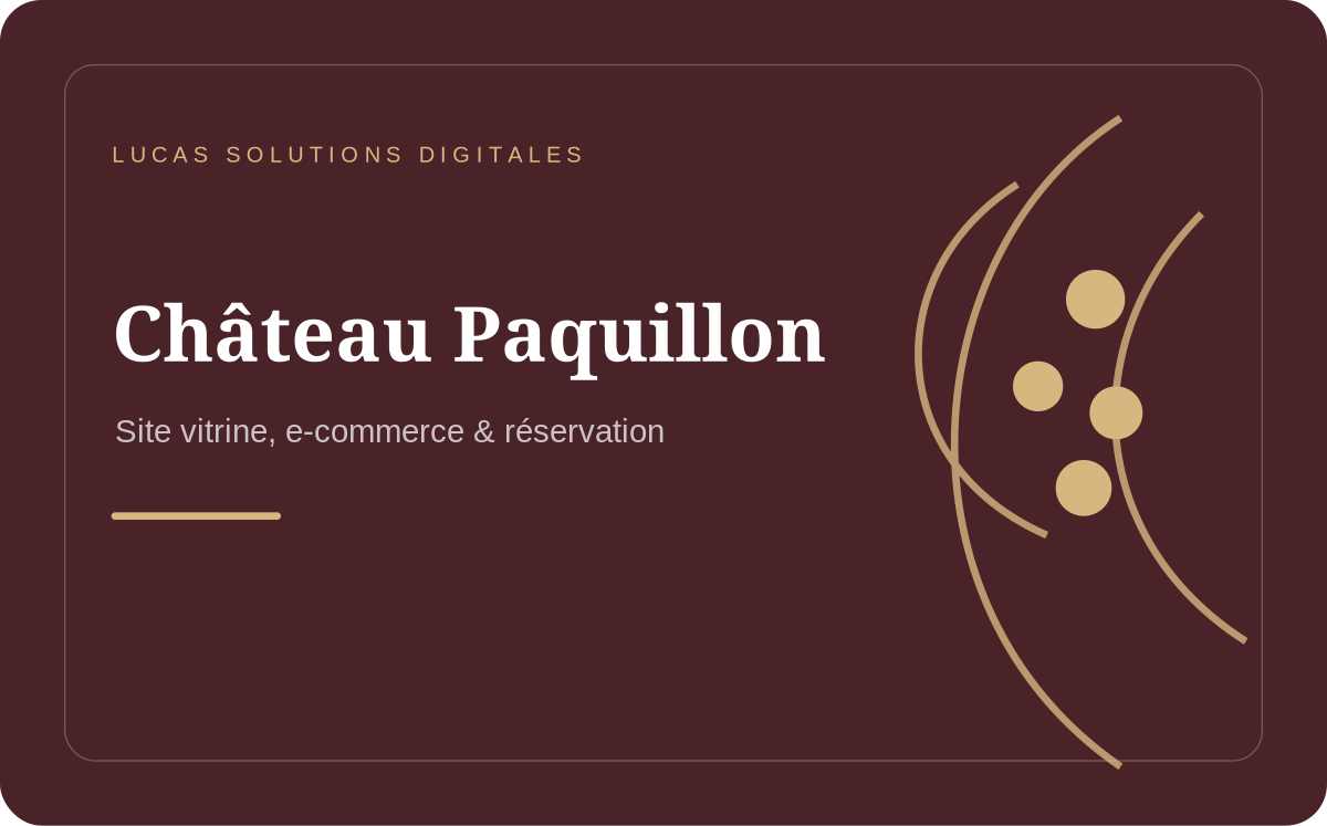 Projet Château Paquillon